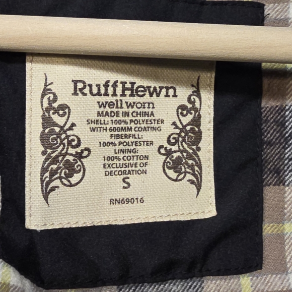 Ruff Hewn Puffer Vest - Blue Ridge Free Style - Size Small - Picture 6 of 6